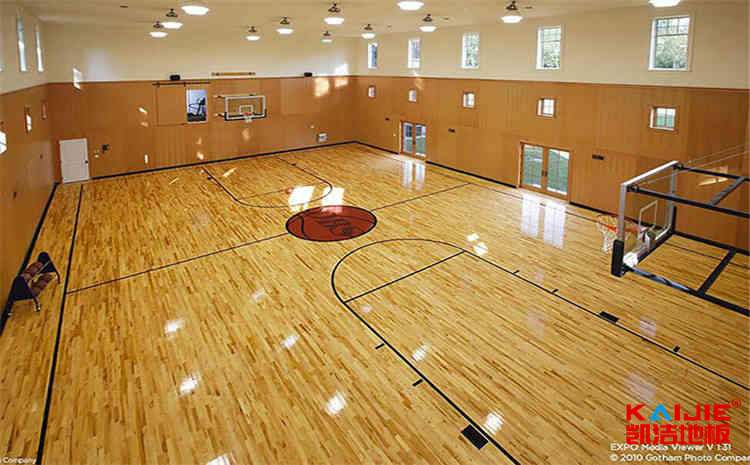 24厚籃球場實木地板怎么保養？
