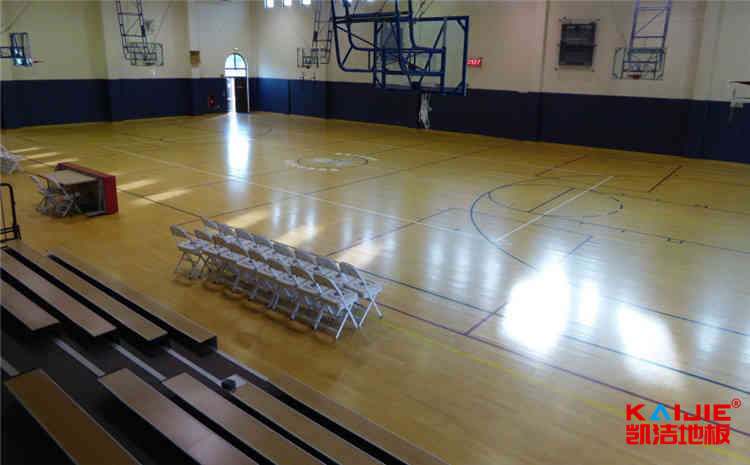 橡膠木運動體育地板怎么翻新