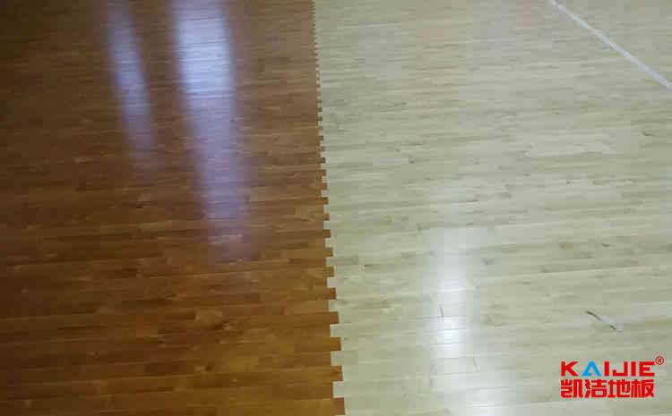 太原楓樺木籃球地板厚度