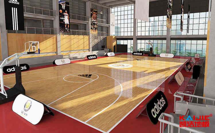 武漢籃球地板施工方案