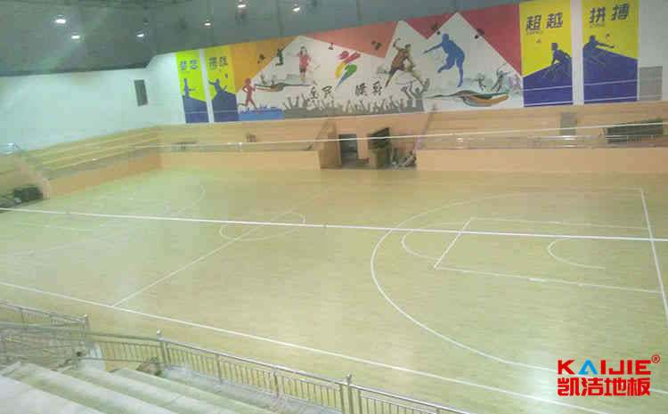 新疆企口籃球地板施工技術