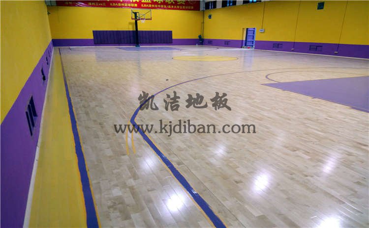 福建漳州SG高新球館木地板項目