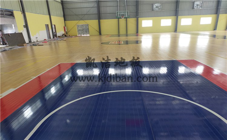 廣東省江門市開平市尋夢籃球館運動木地板——凱潔運動木地板