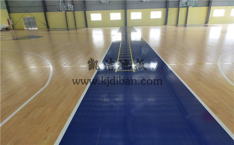 廣東省江門市開平市尋夢籃球館運動木地板——凱潔運動木地板